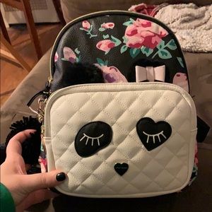 Betsey Johnson Panda Backpack